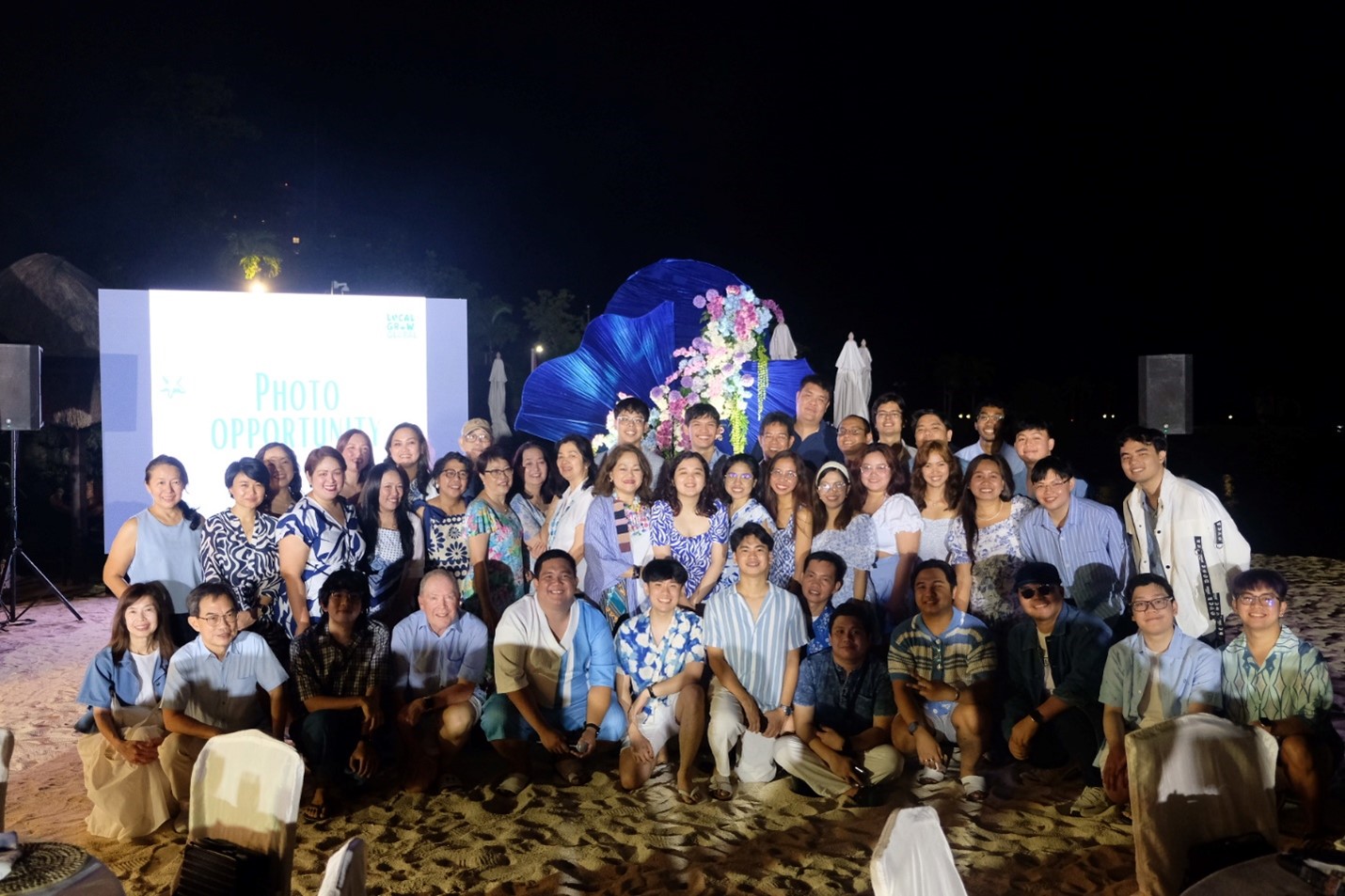 Beachfront celebration in Cebu