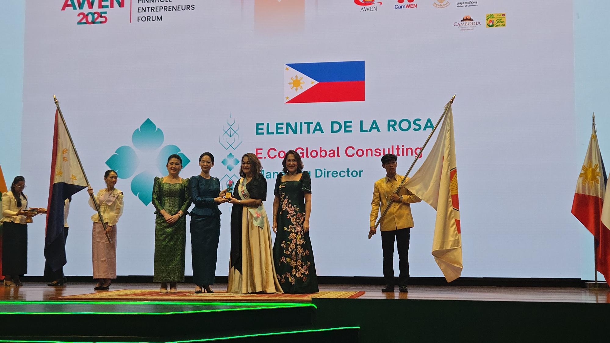 Elen Dela Rosa at the AWEN 2025 Gala Night